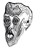 Creature Head Sticker
