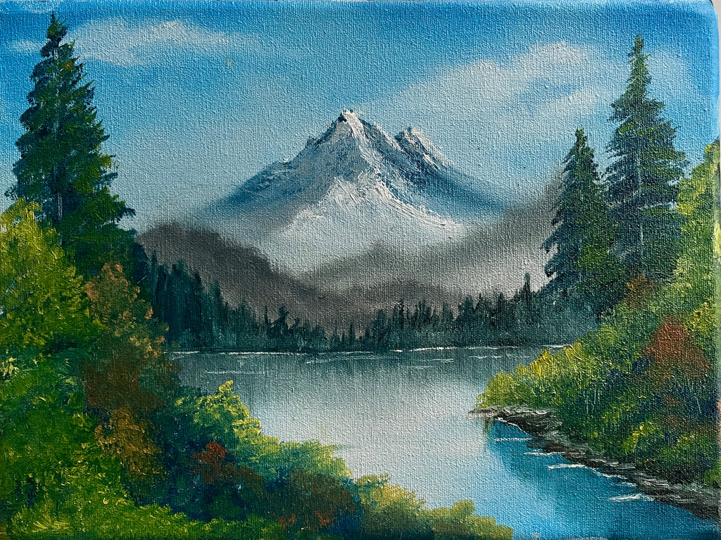 ”Evergreen Lake” Art Print