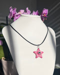 Pink Eye Star Necklace