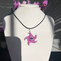 Sparkly Starfish Pink Necklace