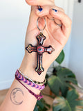 Cross Eye Keychain