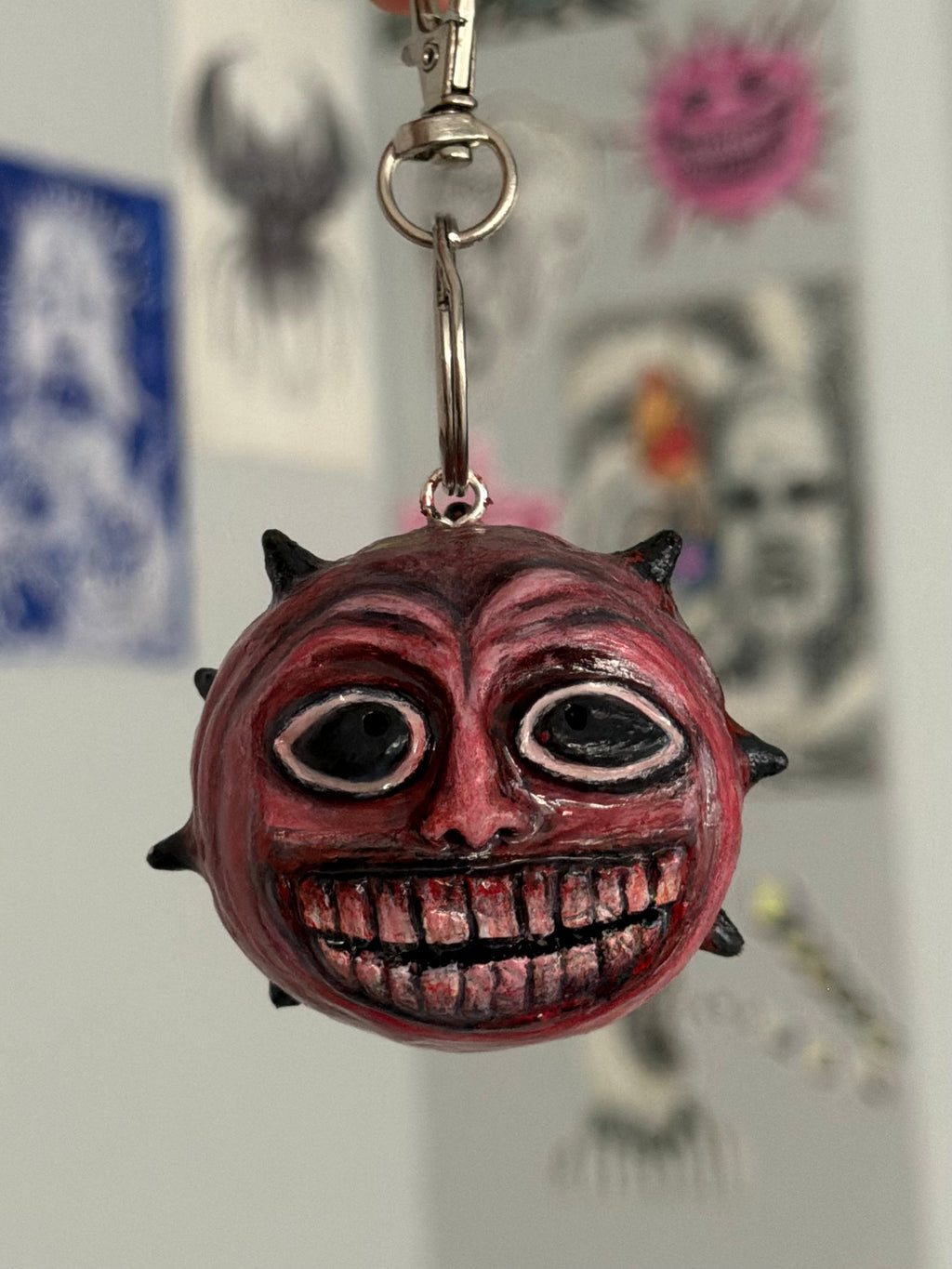 Spiky Guy Keychain