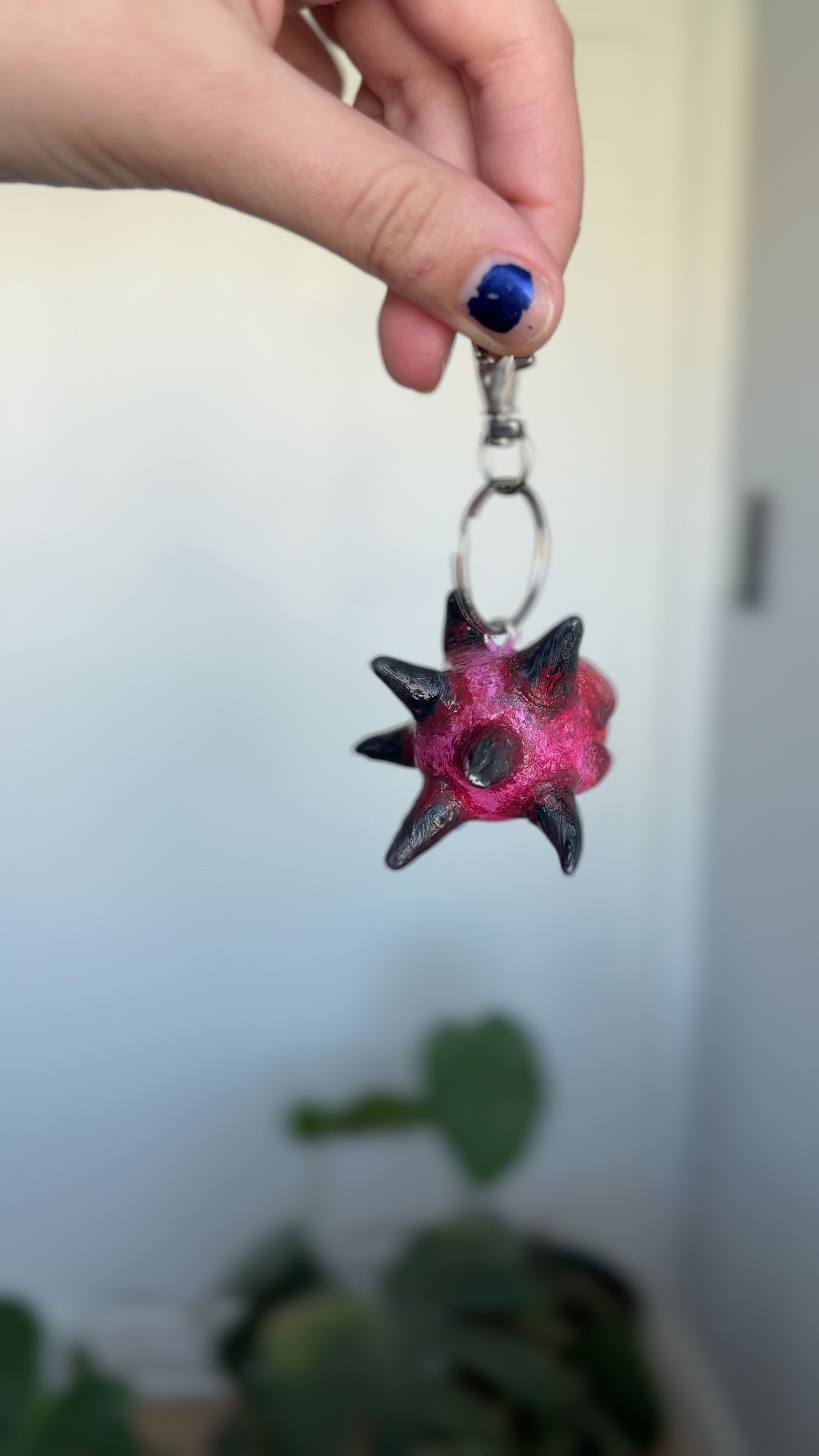 Spiked Eye Keychain
